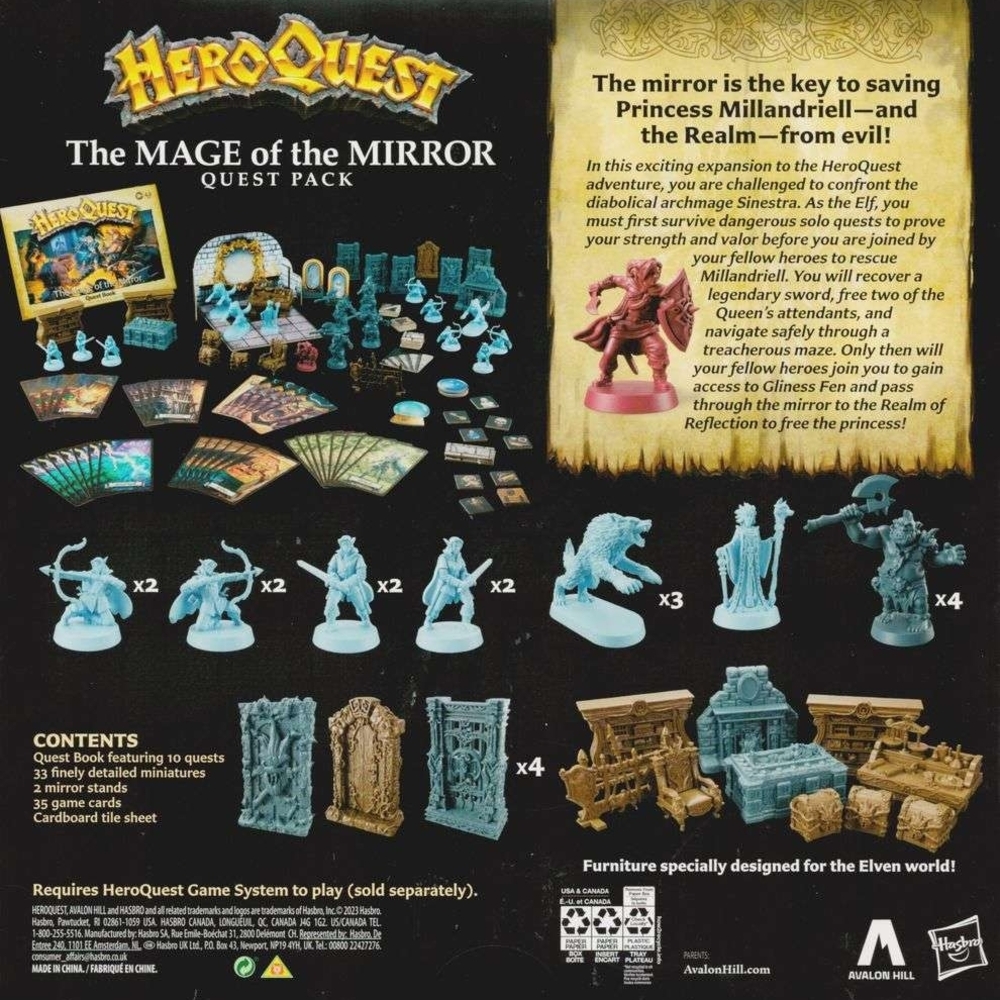 Hasbro HeroQuest Mage of the Mirror Set - Picture 2 of 2